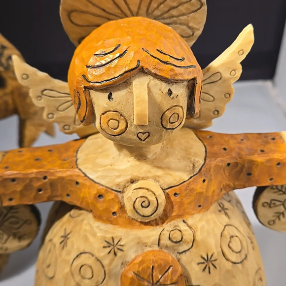 2007 Caribou Canyon for Demdaco Angel & Santa Old World Resin Holiday Ornaments - Picture 8 of 13